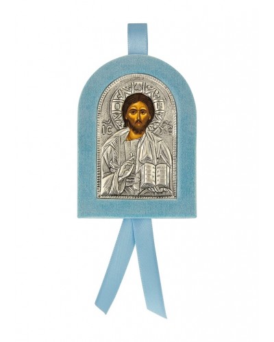  ΚΩΔ 970Β ΧΡΙΣΤΟΣ ΓΑΛΑΖΙΟ ΔΙΑΣΤΑΣΗ 9 Χ 6,5 ΚΑΘΑΡΟ ΑΣΗΜΙ 925 