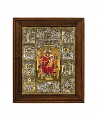  ΚΩΔ 206 14 Ο ΒΙΟΣ ΤΗΣ ΠΑΝΑΓΙΑΣ , ΠΑΝΑΓΙΑ ΠΑΝΤΑΝΑΣΣΑ ΑΓΙΟΝ ΟΡΟΣ ΔΙΑΣΤΑΣΗ 48 Χ 40 