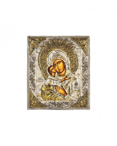  ΚΩΔ 207Β L ΠΑΝΑΓΙΑ ΓΛΥΚΟΦΙΛΟΥΣΑ ΜΕ ΚΡΥΣΤΑΛΛΑ ΔΙΑΣΤΑΣΗ 37,5 Χ 32 