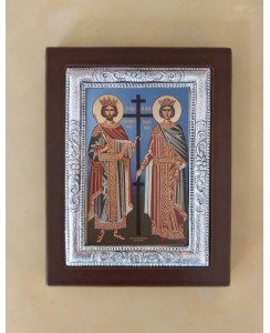   ΚΩΔ Μ101Ρ 46 ΑΓΙΟΣ ΚΩΝΣΤΑΝΤΙΝΟΣ ΚΑΙ ΑΓΙΑ ΕΛΕΝΗ ΜΠΛΕ ΦΟΝΤΟ