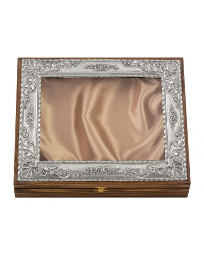  ΚΩΔ Σ310 ΣΤΕΦΑΝΟΘΗΚΗ ΑΠΟ ΚΑΘΑΡΟ ΑΣΗΜΙ 925 ΔΙΑΣΤΑΣΗ 33 Χ 27 