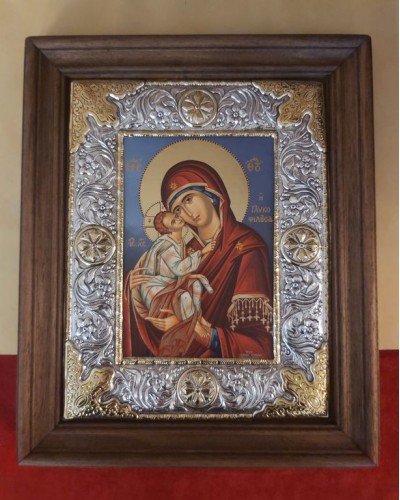  ΚΩΔ ΕΠ164ΡΚΕ 08 ΠΑΝΑΓΙΑ ΓΛΥΚΟΦΙΛΟΥΣΑ  ΘΕΜΑ 3 ΜΠΛΕ ΦΟΝΤΟ