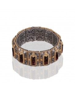 Ασημένιο Βραχιόλι με Swarovski Κρύσταλλα B079-1