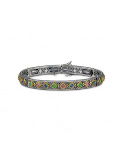 Βραχιόλι με Πολύχρωμα Swarovski Κρύσταλλα B100