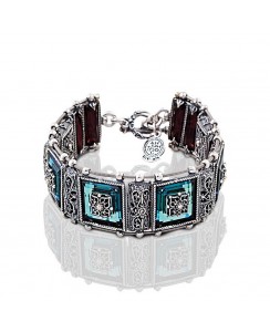 Βραχιόλι 925 με Swarovski πέτρες B246