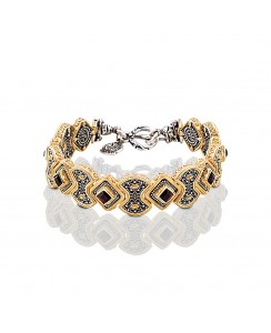 Βραχιόλι με τετράγωνα Swarovski Κρύσταλλα B335