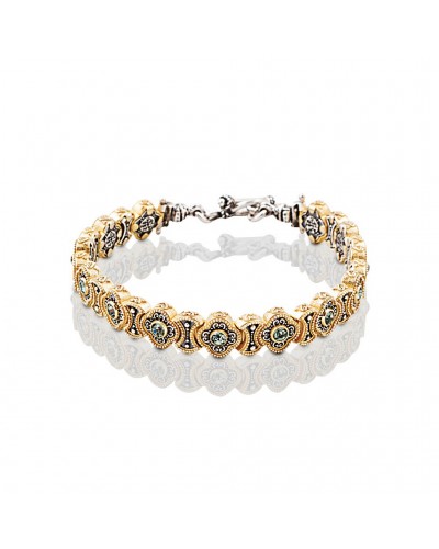Βραχιόλι με Στρογγυλά Swarovski Κρύσταλλα B336