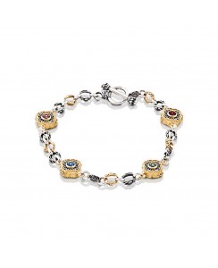 Ασημένιο Βραχιόλι με Swarovski Κρύσταλλα B342