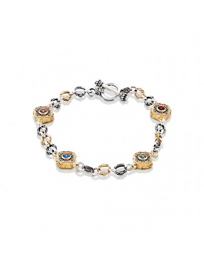 Ασημένιο Βραχιόλι με Swarovski Κρύσταλλα B342