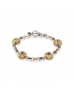 Ασημένιο Βραχιόλι με Swarovski Κρύσταλλα B356