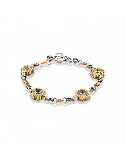 Ασημένιο Βραχιόλι με Swarovski Κρύσταλλα B356