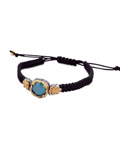 Βραχιόλι Μακραμέ με Swarovski Κρύσταλλο B435