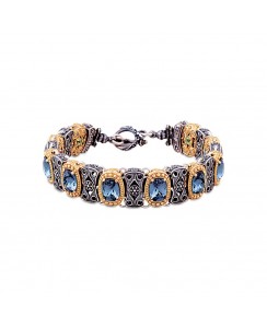 Βραχιόλι Διπλής Όψης με Swarovski Κρύσταλλα ή  Cat Eye πέτρες  B69