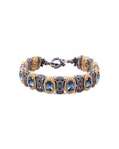 Βραχιόλι Διπλής Όψης με Swarovski Κρύσταλλα ή  Cat Eye πέτρες  B69