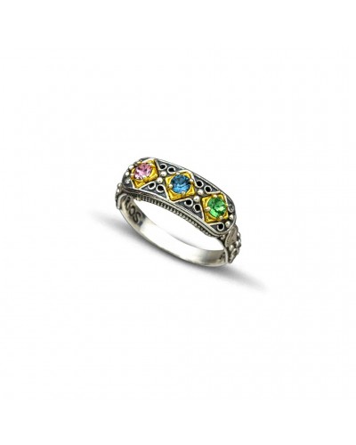 Δαχτυλίδι με Swarovski Κρύσταλλα D100