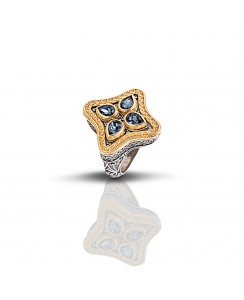 Ασημένιο Δαχτυλίδι με Swarovski Πέτρες D285