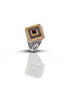 Ασημένιο Δαχτυλίδι με Swarovski Πέτρα D286