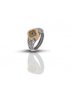 Ασημένιο Δαχτυλίδι με Swarovski Πέτρα D296