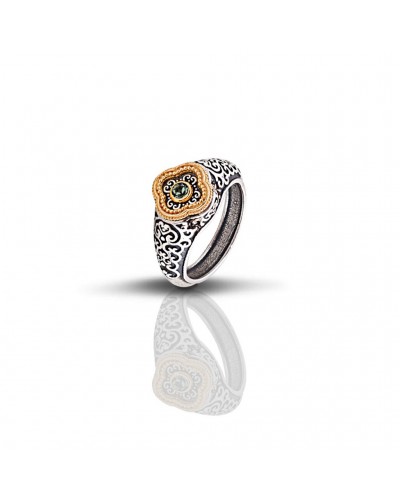 Ασημένιο Δαχτυλίδι με Swarovski Πέτρα D296