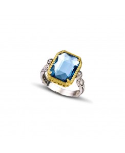 Δαχτυλίδι Διπλής Όψης με Swarovski Πέτρες D92