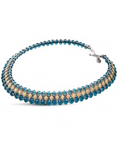 7126 με Μπλε Swarovski Πέτρες K212