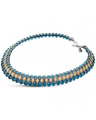 7126 με Μπλε Swarovski Πέτρες K212