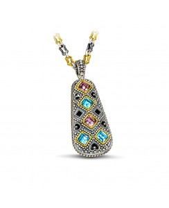 Ασημένιο 7124 με Swarovski Πέτρες M105-2
