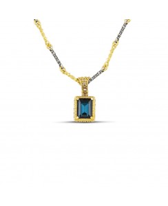7124 Με Ορθογώνιο Κρύσταλλο Swarovski Και Ζιργκόν M157