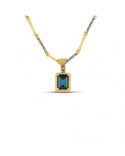7124 Με Ορθογώνιο Κρύσταλλο Swarovski Και Ζιργκόν M157