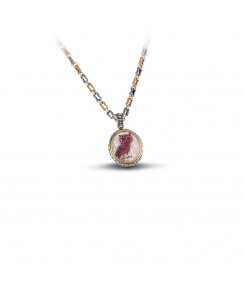 7124 Κουκουβάγια Διπλής Όψης με Swarovski Κρύσταλλα Τεχνικής Μωσαϊκού M82