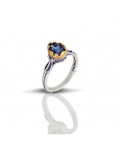 Ασημένιο Δαχτυλίδι με Swarovski Πέτρα D048
