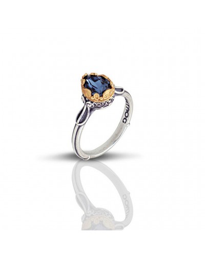 Ασημένιο Δαχτυλίδι με Swarovski Πέτρα D048