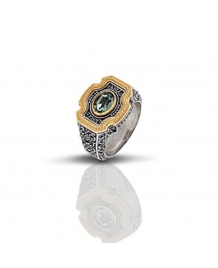 Ασημένιο Δαχτυλίδι με Swarovski Πέτρα D302