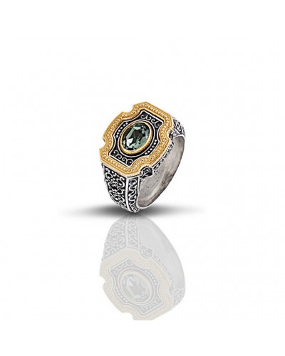 Ασημένιο Δαχτυλίδι με Swarovski Πέτρα D302
