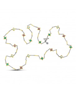 7126 διπλής όψης με πολύχρωμα Swarovski Κρύσταλλα K103