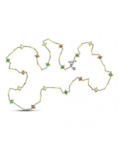 7126 διπλής όψης με πολύχρωμα Swarovski Κρύσταλλα K103