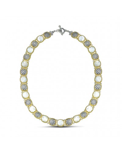 Ασημένιο 7126 διπλής όψεως με  Mother of Pearl K116-1